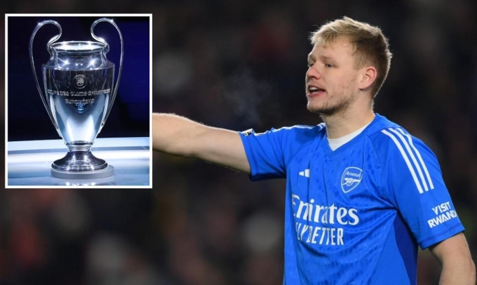 Aaron Ramsdale nói thẳng cái tên vô địch Champions League 2024/25