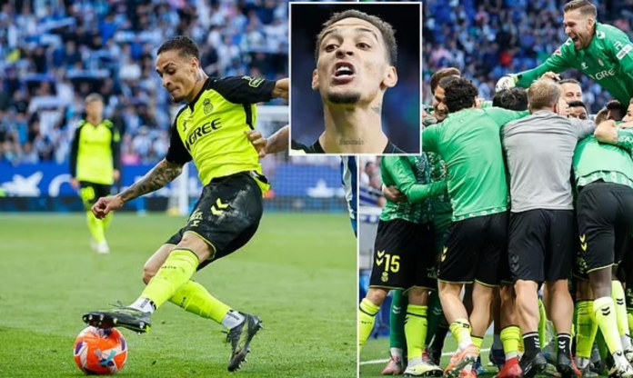 Antony bùng nổ siêu phẩm, Real Betis tranh vé dự Champions League