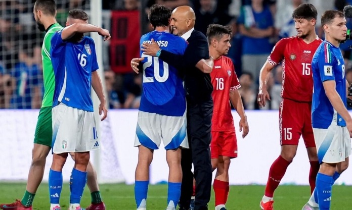 Tạm biệt Spalletti, Italia hạ gục Moldova dễ dàng tại vòng loại World Cup
