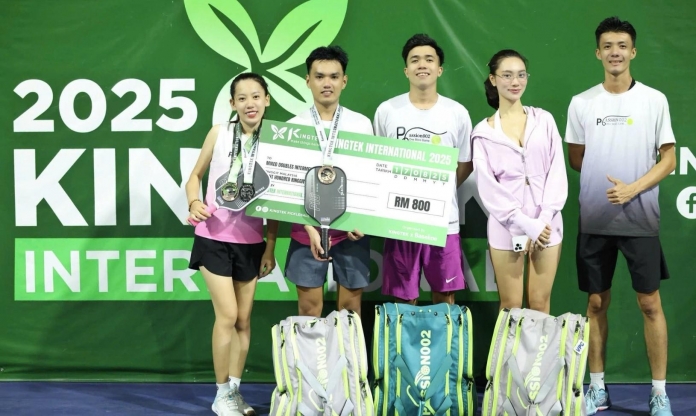 Đôi nữ Việt Nam vô địch giải pickleball tại Malaysia