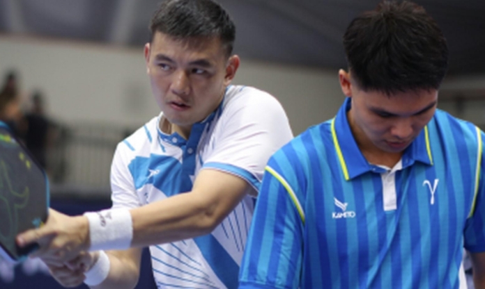 Hoàng Nam thắng dễ Linh Giang, hẹn Vinh Hiển ở trận bán kết pickleball toàn Việt Nam