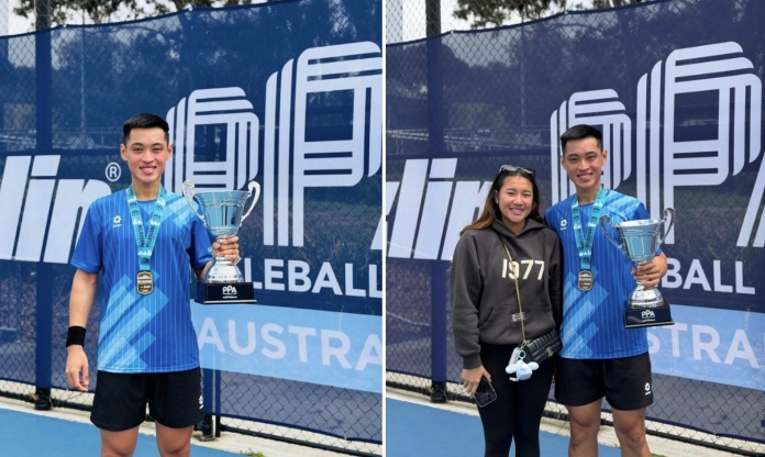 Trương Vinh Hiển hạ Lý Hoàng Nam, lên ngôi vô địch Pickleball PPA Tour Australia 2025