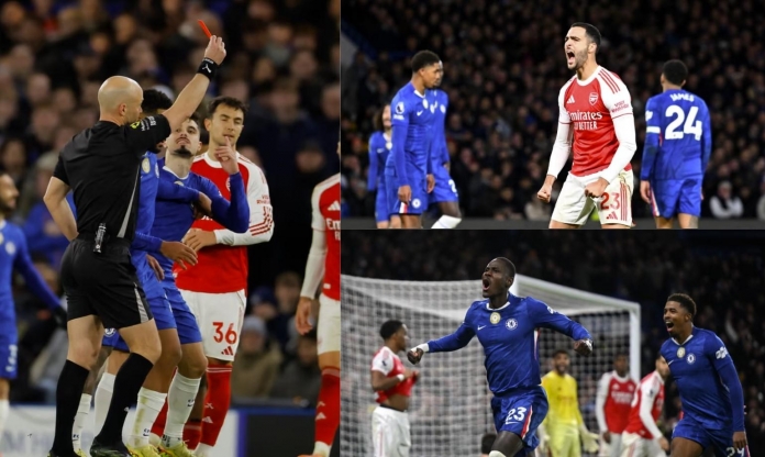 Chơi hơn người 60 phút, Arsenal vẫn bất lực trước 10 người của Chelsea