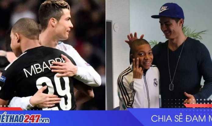 Ronaldo gây bão MXH với thông điệp gửi tới Kylian Mbappe