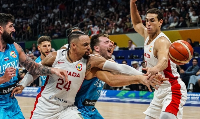Sao bóng rổ Canada 'flexing' trước thềm bán kết FIBA World Cup 2023