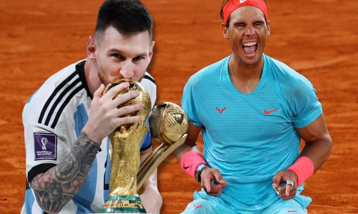 Nadal nhận bất ngờ lớn từ Messi trong ngày trọng đại