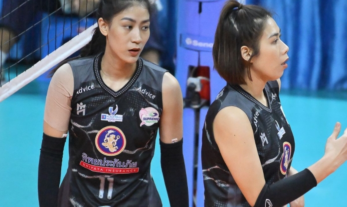 Kiều Trinh và Lâm Oanh 'đua top' cùng dàn sao bóng chuyền nữ trên đất Thái