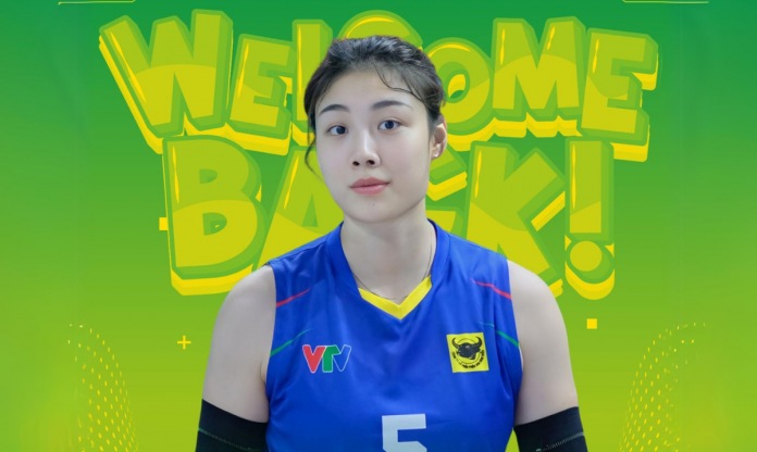 Chen Peiyan chính thức tái hợp VTV Bình Điền Long An