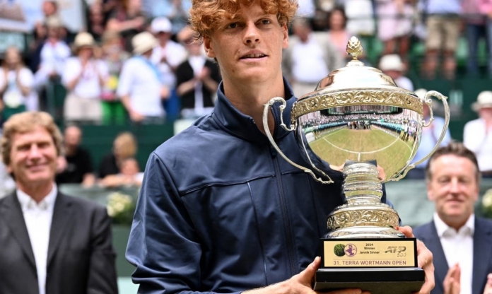 Jannik Sinner chạy đà hoàn hảo cho Wimbledon 2024