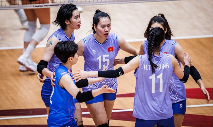 Đội tuyển bóng chuyền nữ Việt Nam tích cực hoàn thiện lối chơi