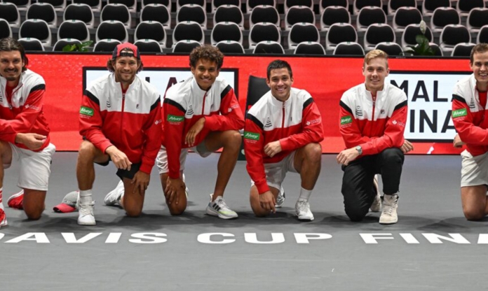 Các thành viên tuyển quần vợt Canada tiếp tục 'cày' giải sau vòng bảng Davis Cup 2023