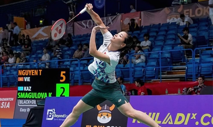 Áp đảo hoàn toàn, Thùy Linh dễ dàng lọt vào vòng 1/8 Hàn Quốc Masters 2023