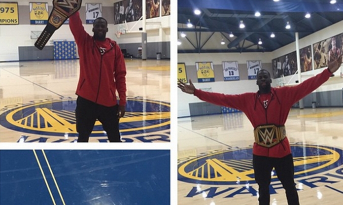 Tung đòn khóa cổ gọn gàng với cầu thủ cao hơn mình gần 20cm, Draymond Green được khuyên sang WWE thi đấu