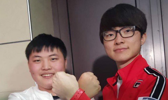 Faker 'chung thuyền' với Uzi, Xiao Chao Meng ở giải giao hữu