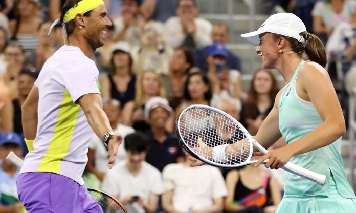 Bật chế độ 'fan girl', Iga Swiatek nói lời thật lòng với thần tượng Nadal