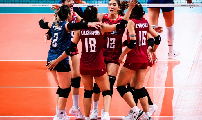 HLV của Kiều Trinh, Lâm Oanh tin bóng chuyền nữ Thái Lan 'còn cửa' dự Olympic