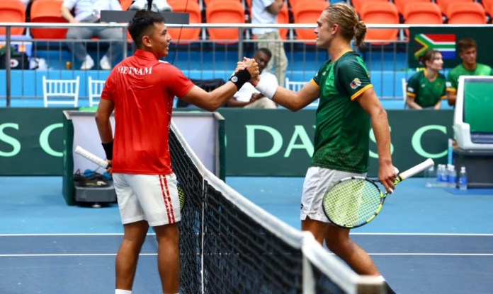 Lý Hoàng Nam tỏa sáng, tennis Việt Nam vẫn lỡ hẹn với nhóm II Davis Cup