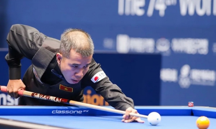 Khẳng định đẳng cấp, Trần Quyết Chiến lần thứ 3 vô địch World Cup carom 3 băng