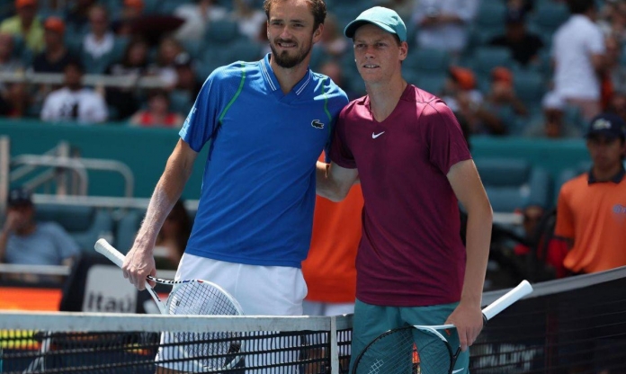 Kết quả tennis 28/3: Sinner và Medvedev hẹn gặp nhau ở bán kết Miami mở rộng 2024