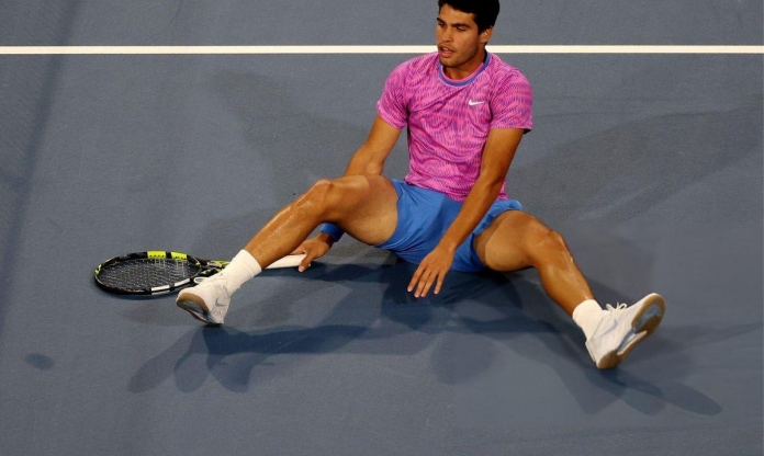 Thua sốc Dimitrov, Alcaraz tan mộng 'Sunshine Double'
