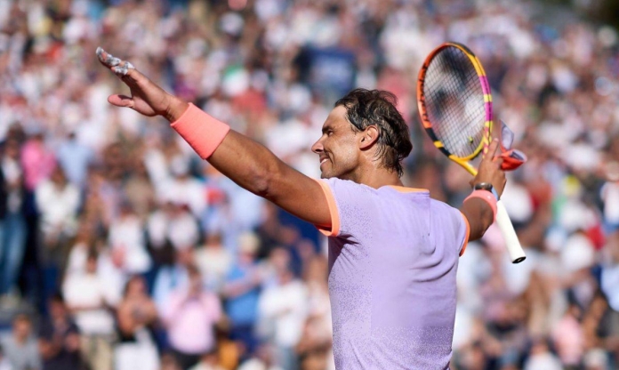 Rafael Nadal thắng áp đảo ngày tái xuất