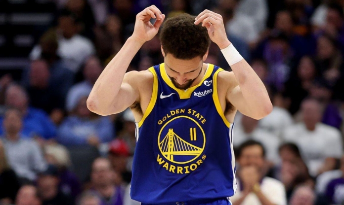 Klay Thompson 'quăng gạch', Golden State Warriors sớm chia tay NBA Playoffs 2024