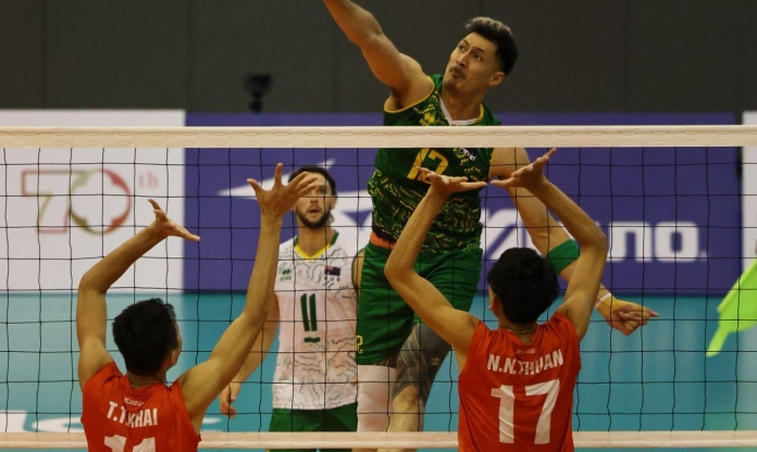 Bóng chuyền nam Việt Nam nhận thất bại ngày ra quân AVC Challenge Cup 2024