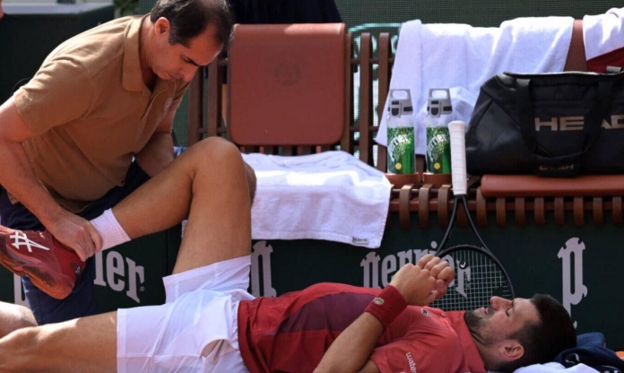 Đã rõ chấn thương của Novak Djokovic