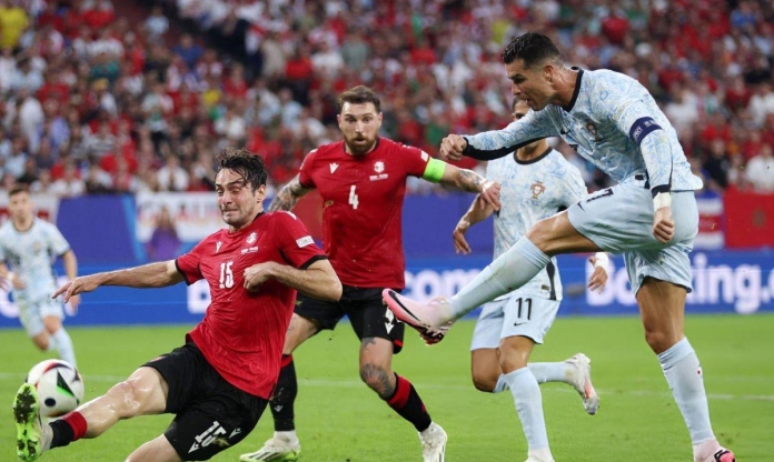 Ronaldo sút nhiều nhất vòng bảng Euro 2024