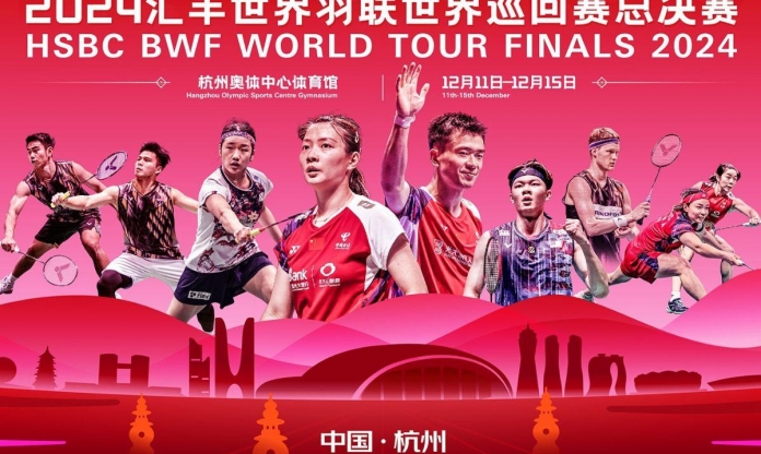 Lịch thi đấu, kết quả cầu lông BWF World Tour Finals 2024 mới nhất