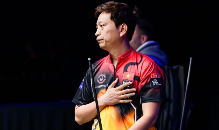 Dương Quốc Hoàng tạo lịch sử cho billiards Việt Nam ở Premier League Pool