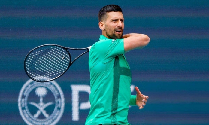 Thắng đậm Musetti, Djokovic vào tứ kết Miami Open 2025