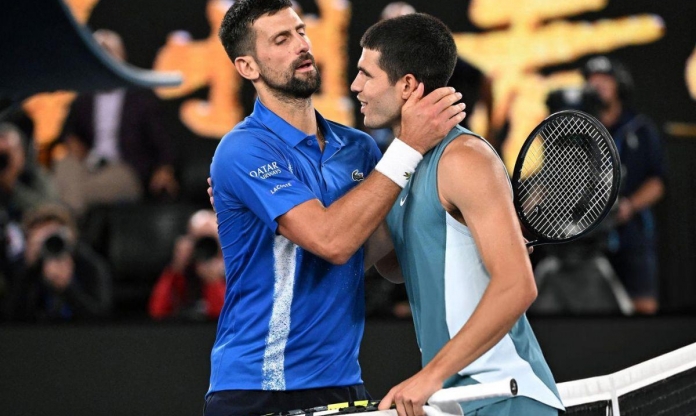 Alcaraz 'dưới cơ' Djokovic và Sinner ở BXH tennis thế giới 2025