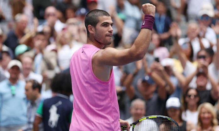 Alcaraz lại thắng dễ, lập thành tích cực 'khủng' ở US Open 2025