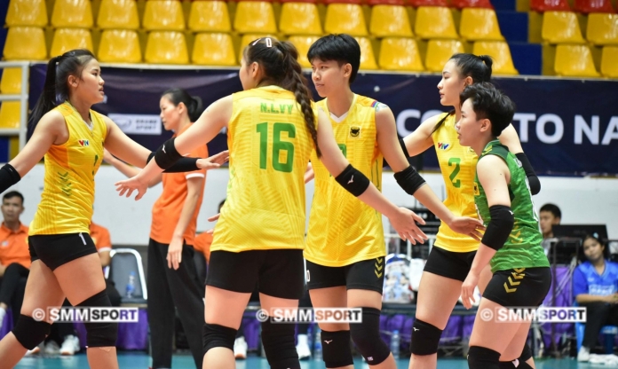 VTV Bình Điền Long An thua đậm 'ĐTQG Thái Lan' ở SEALECT Volleyball Cup 2025