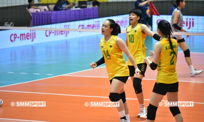 VTV Bình Điền Long An thắng đậm ở vòng phân hạng SEALECT Volleyball Cup 2025