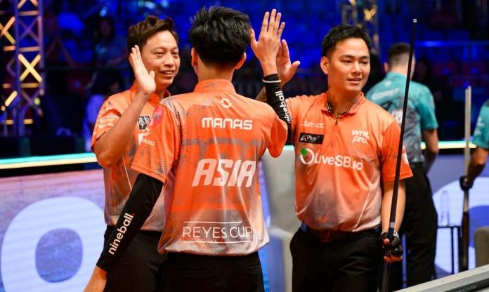 Dương Quốc Hoàng tỏa sáng, tuyển Châu Á áp đảo ngày ra quân Reyes Cup 2025