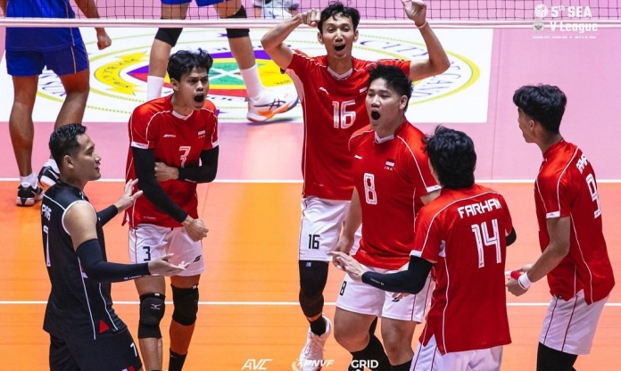 Bóng chuyền nam Indonesia mang đội hình 'khủng' đến SEA Games 33
