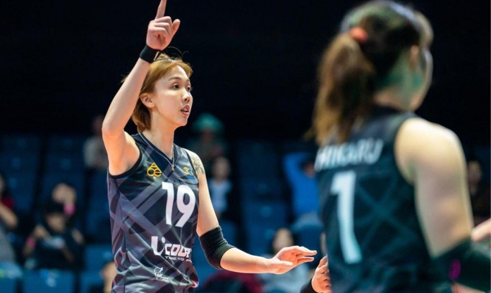 Lý Thị Luyến thắng trận thứ hai cùng đội bóng chuyền Mông Cổ