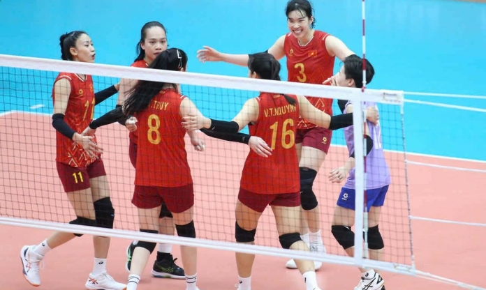 Bóng chuyền nữ Việt Nam toàn thắng vòng bảng SEA Games 33