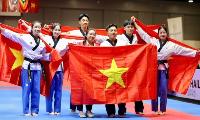 Taekwondo Việt Nam xếp thứ 2 toàn đoàn, hoàn thành chỉ tiêu ở SEA Games 33