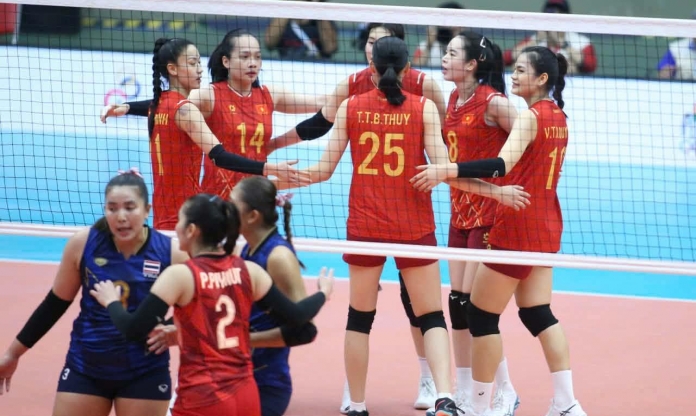 BXH chung cuộc bóng chuyền nữ SEA Games 33: Việt Nam giành HCB