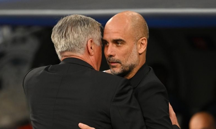 Thống kê gây tò mò của Ancelotti và Pep Guardiola tại Champions League