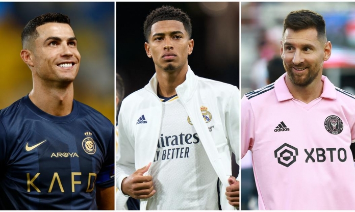 Cầu thủ hay nhất? Bellingham đưa ra lựa chọn giữa Ronaldo và Messi