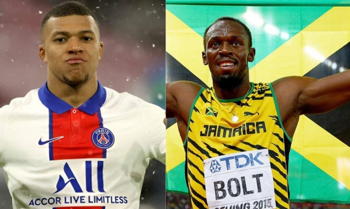 Mbappe chốt kèo, đua tốc 100m với 'tia chớp đen' Usain Bolt