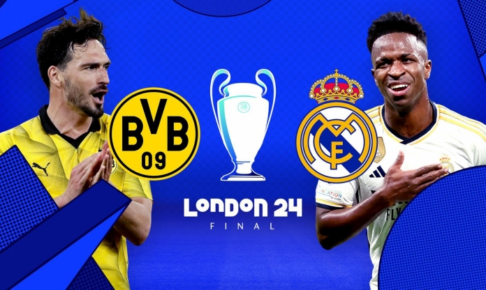 Trực tiếp Real Madrid vs Dortmund, 2h00 ngày 2/6/2024