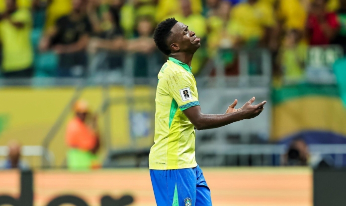 Vinicius Jr tiếp tục gây thất vọng lớn tại Brazil