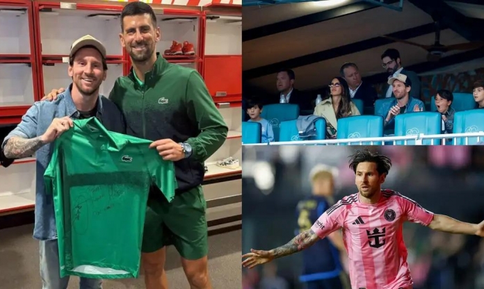 Con trai Messi khuyên Djokovic nâng cao trình độ để vượt Federer
