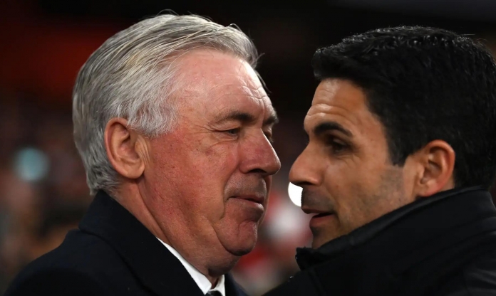 Ancelotti họp khẩn trước trận tái đấu Arsenal, nội bộ Real 'toang nặng'