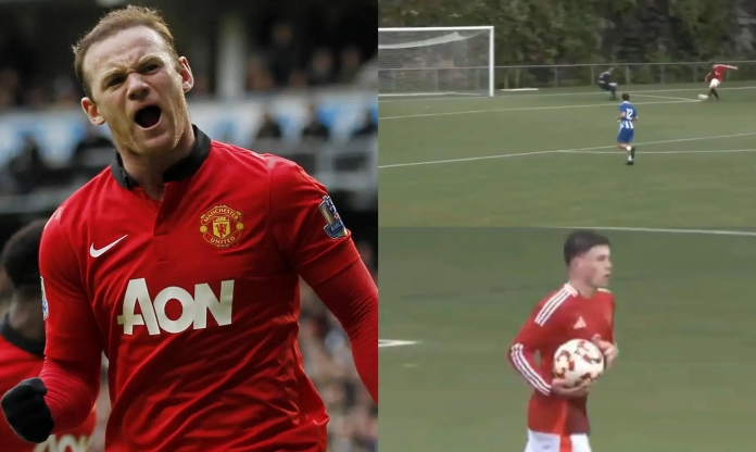 Con trai Rooney tỏa sáng rực rỡ tại MU, ghi 56 bàn/mùa